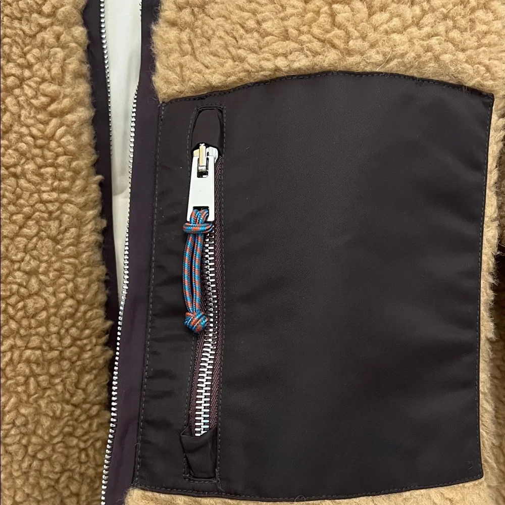 Tory Burch Fleece Sherpa jacket